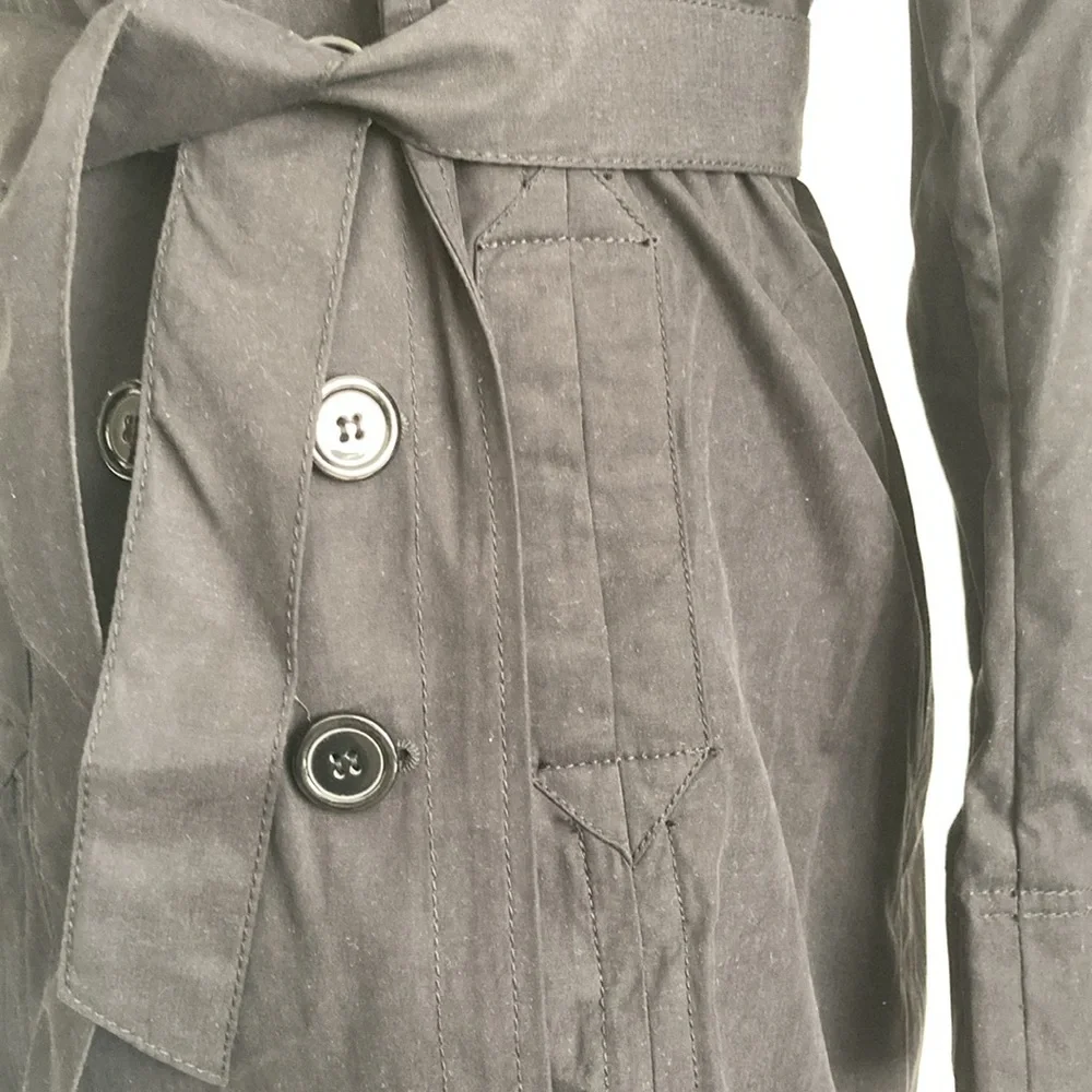 JouJou Black Belted Coat - Picture 4 of 10